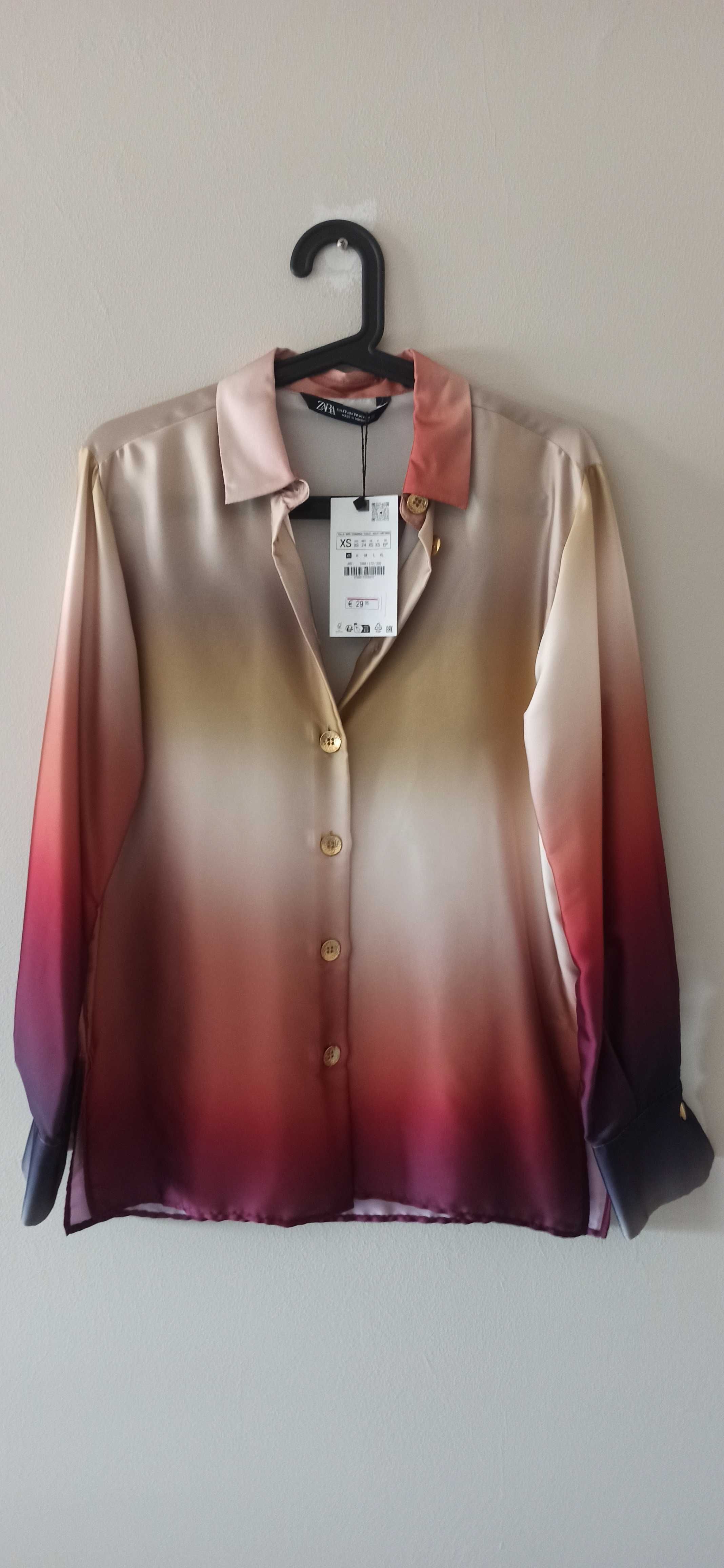 Camisa degradé Zara