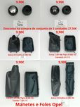 Manete (moca) + foles travão e manete para Opel