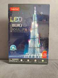 Puzzle LED 3D CubicFun - BURJ KHALIFA Dubaj, 146 cm wysokości!!!