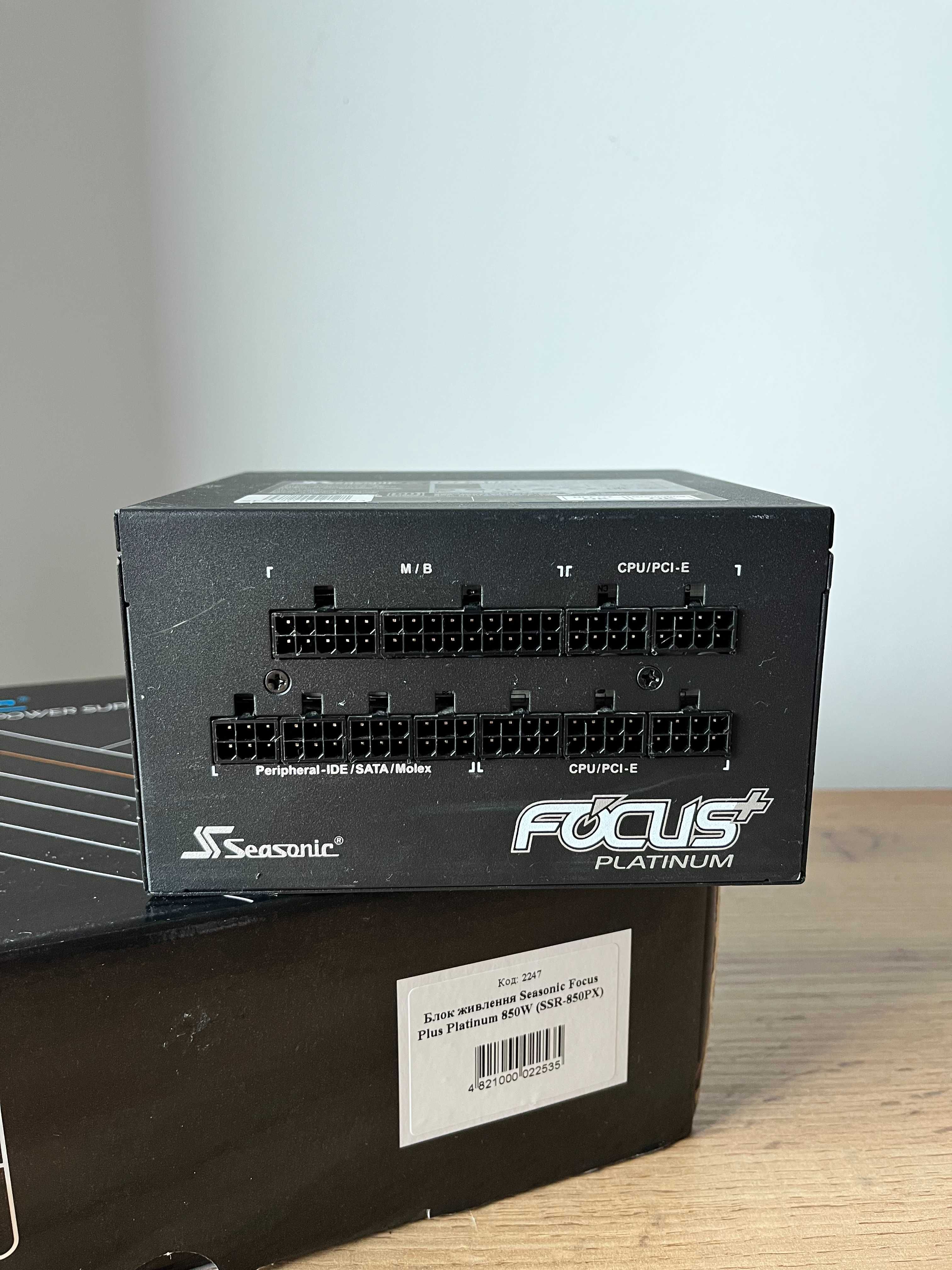 Блок живлення Seasonic Focus Plus Platinum 850W (SSR-850PX)