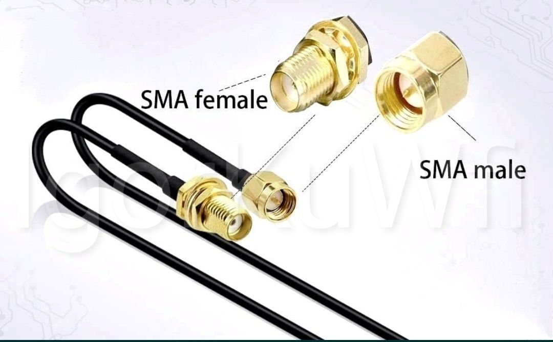 Кабельная сборка -удлинитель SMA-male/RG-174/SMA-female