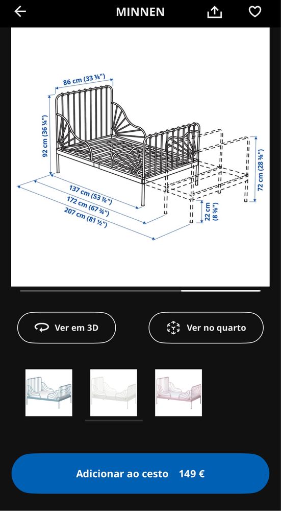 Cama de criança + colchao