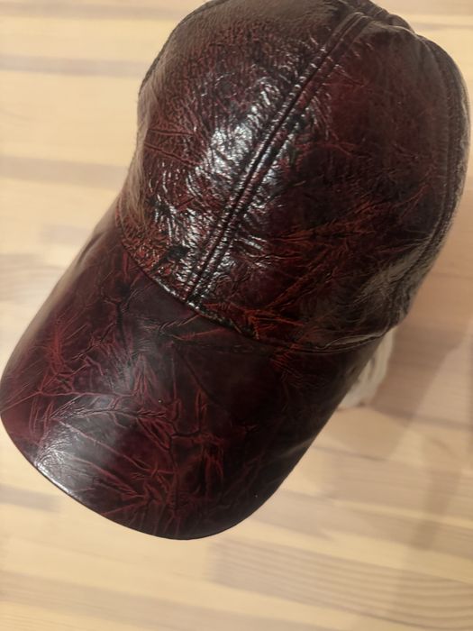 Бейсболка-преміум із тканини еко-кожа(пітон)