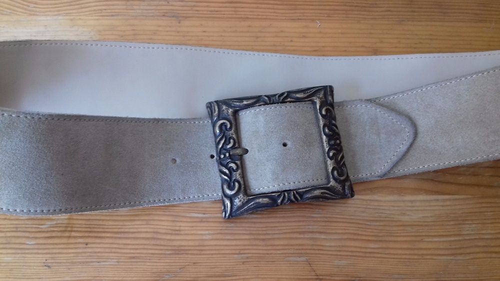 cinto em pele genuína novo