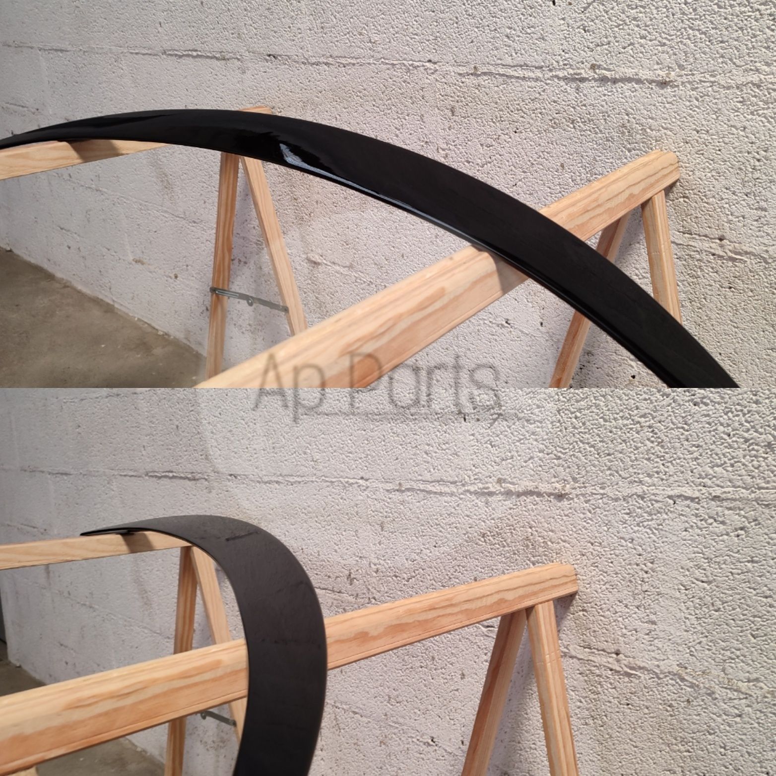 BMW E82 E88 Spoiler Aba Aileron Mala Mperformance Preto brilhante