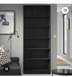 Aktualne !  Ikea billy czarny nowy w kartonie  imitacja dębu 80x28x202
