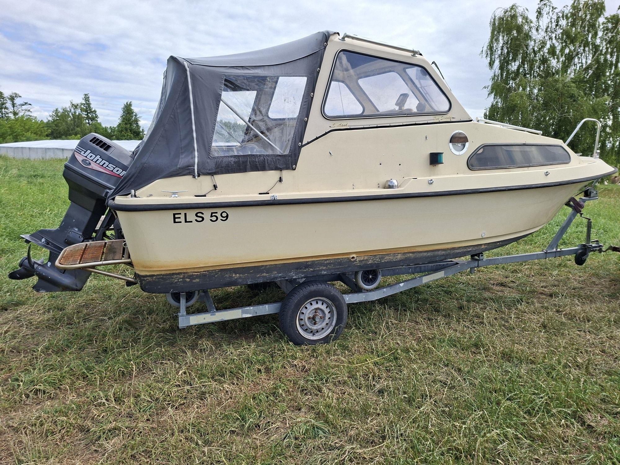 Łódka łódź kabinowa shetland 570