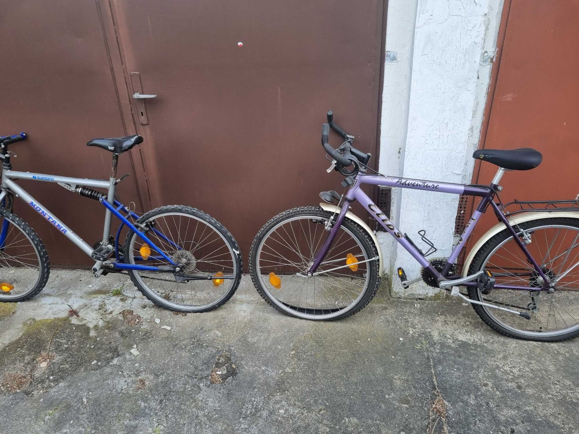 Dwa rowery - tanio, stan jak na foto