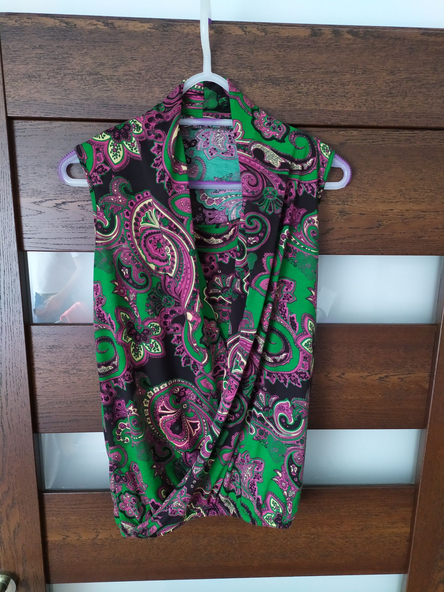 Kolorowa retro bluzka Orsay rozm.S/M jak nowa