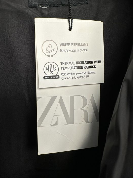 Куртка Zara пуховик анорак жіночий XS, S, M оригінал