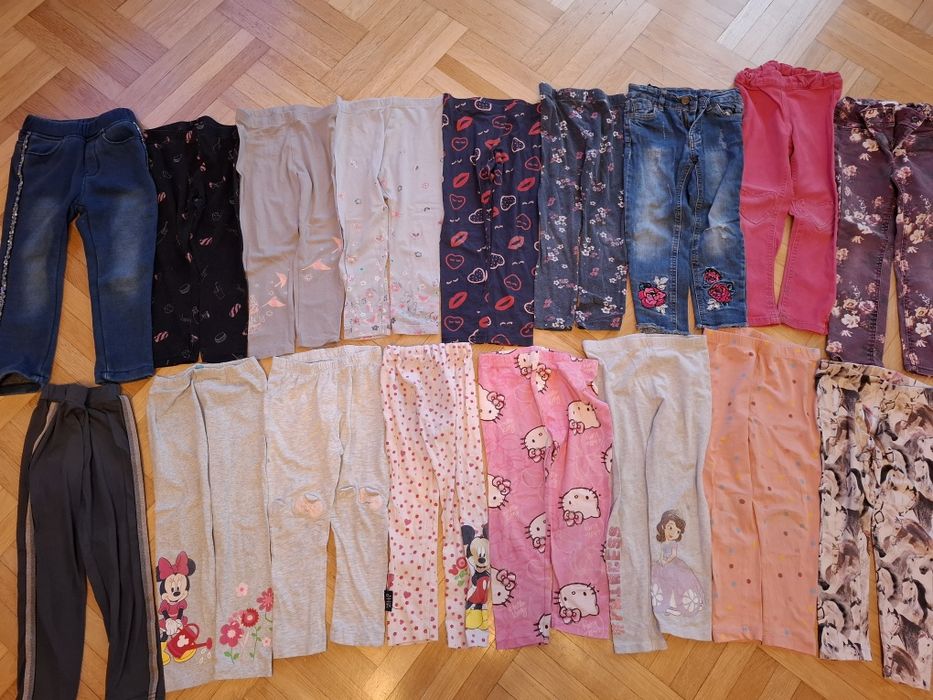 Getry leginsy spodnie jeans dla dziewczynki rozmiar 98/104