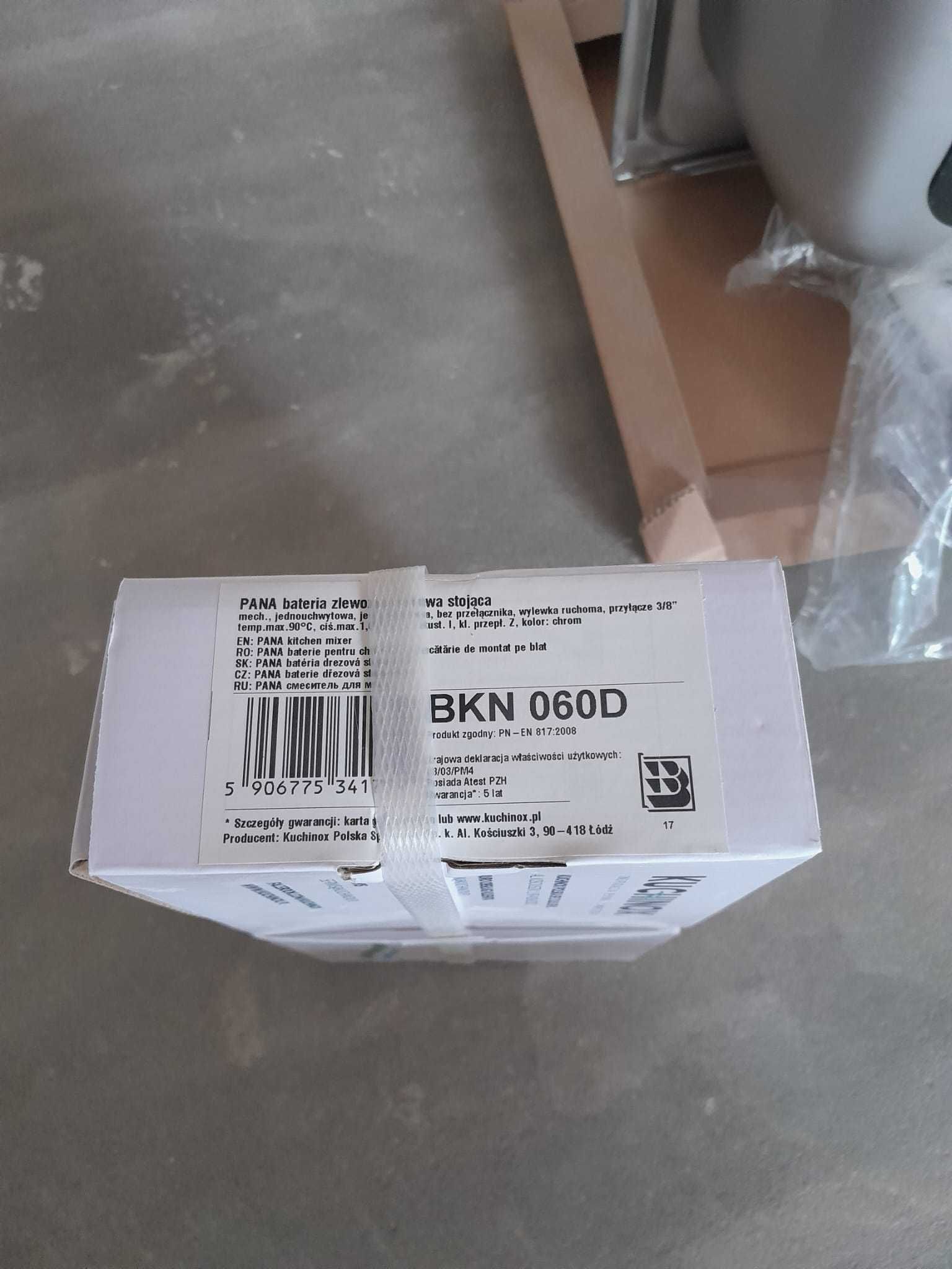 ORION zlewozmywak wpuszczany ze stali nierdzewnej + bateria stojąca