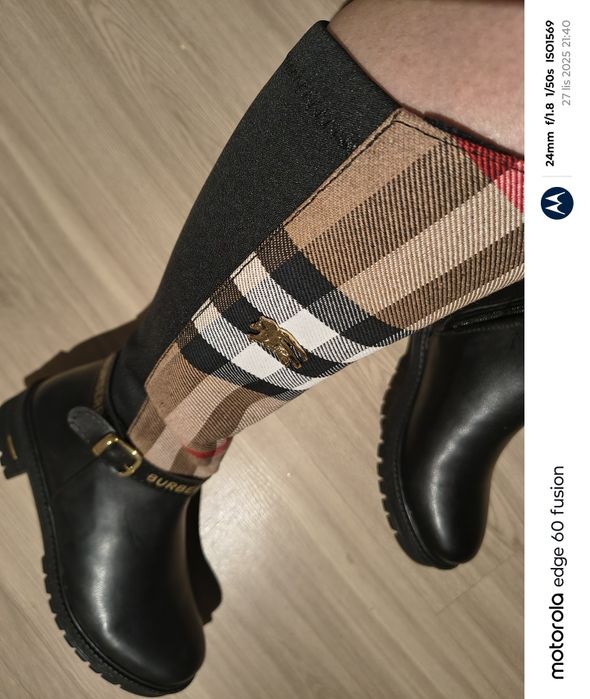 Kozaki damskie BURBERRY