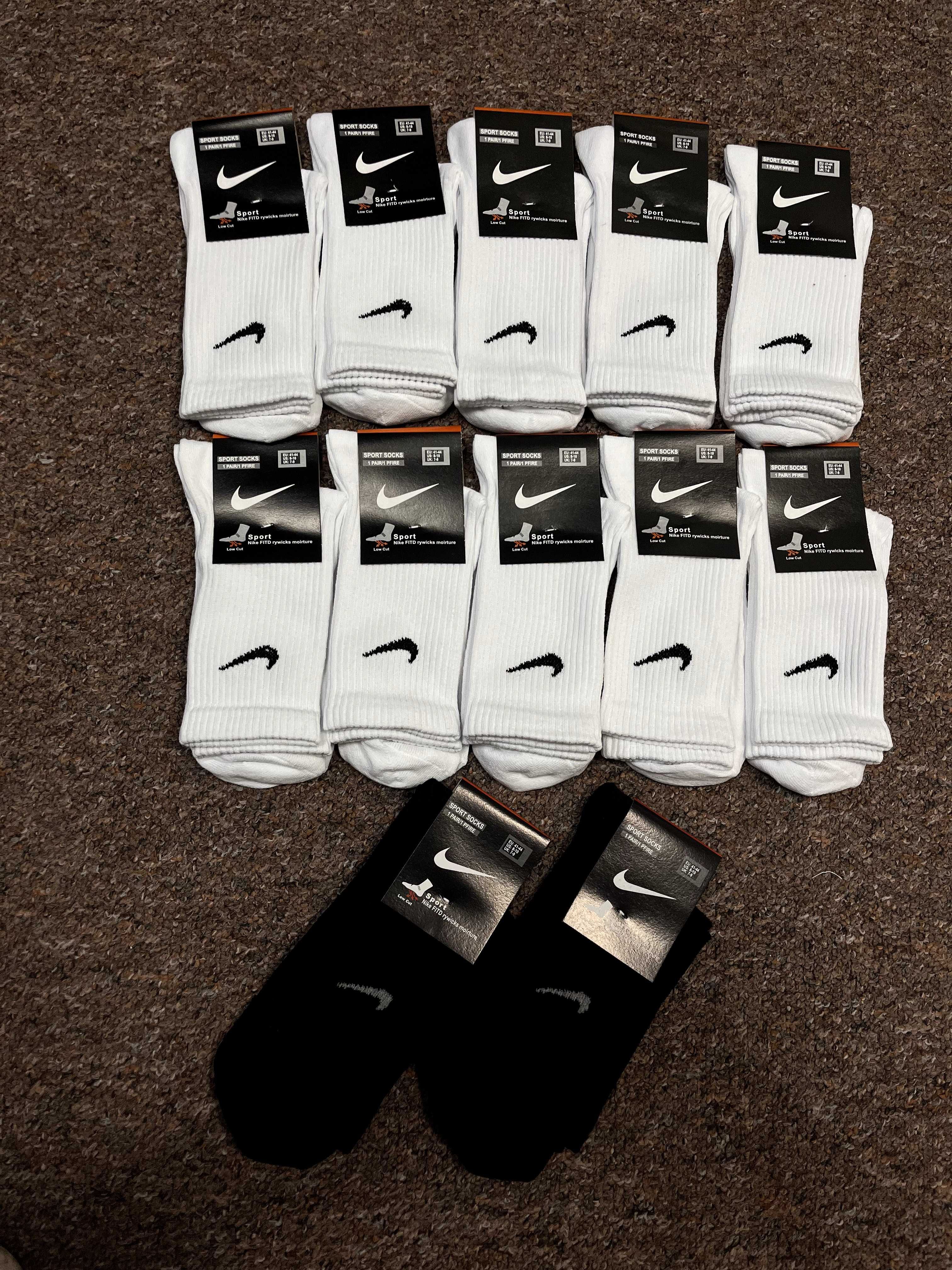 skarpetki Nike 10 par + 2 pary gratis