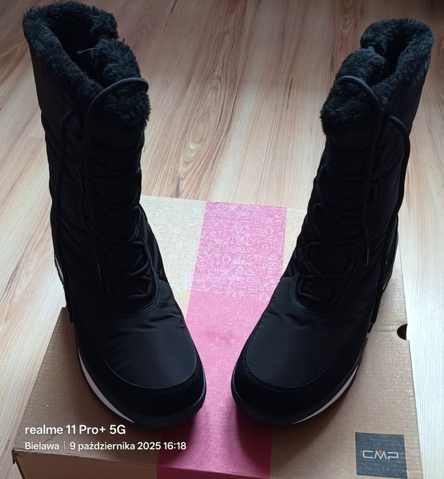 CMP Śniegowce damskie Harma Wmn Snow Boot Wp 39Q4976 Czarny Rozmiar 42