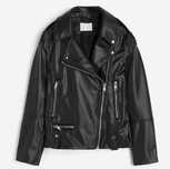 Powlekana kurtka biker H&M rozmiar xs