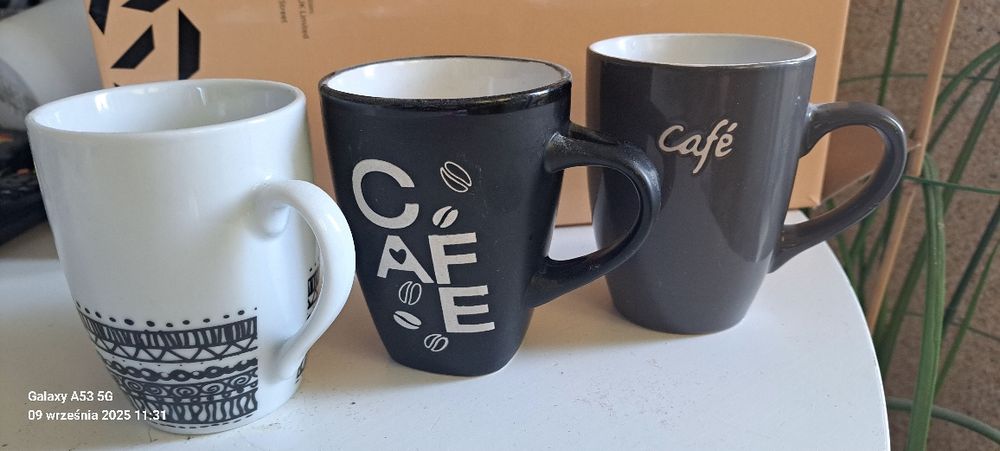 Zestaw kubków  kawowych 3 sztuki