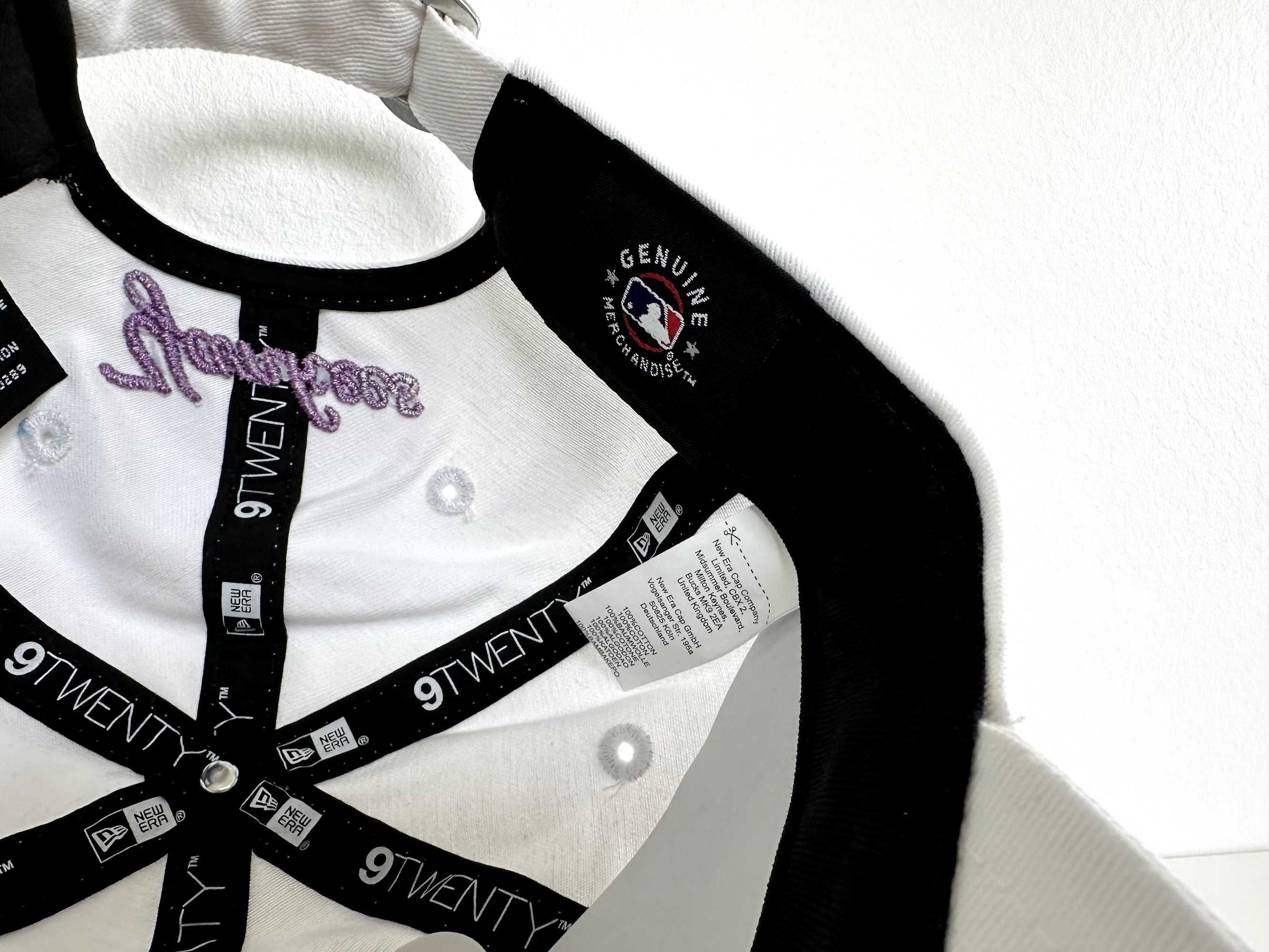 Czapka z daszkiem NEW ERA 9TWENTY 920 NewYork Yankees biały fioletowy