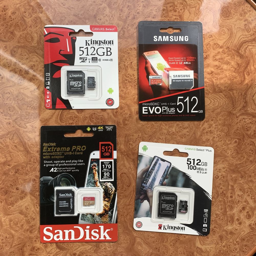 ‼️ОДЕССА МАМА‼️512‼️256‼️128 гб Micro SD Карта пямяти 10 класс 4К U3‼️