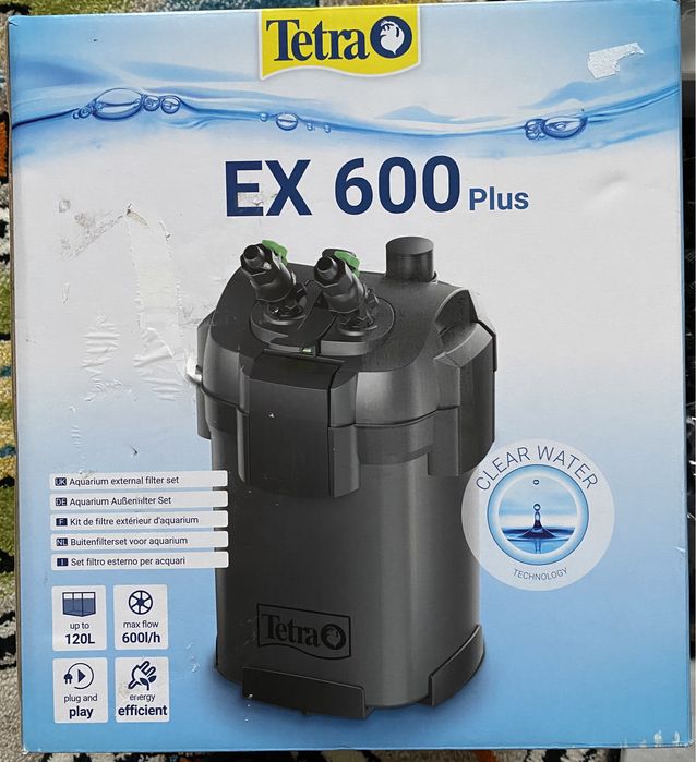 Filtr zewnętrzny do akwarium TETRA EX600 PLUS