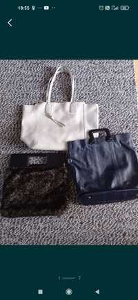 3 torby / torebki shoppery Zara, Reserved