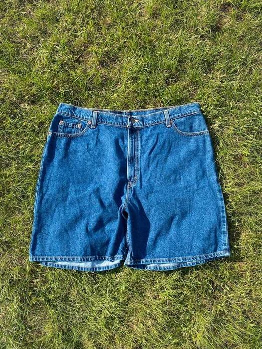 Vintage spodenki męskie Levis jeans XL 2XL granatowy denim men style