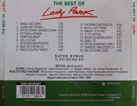 The Best of Lady Pank CD nowa w folii