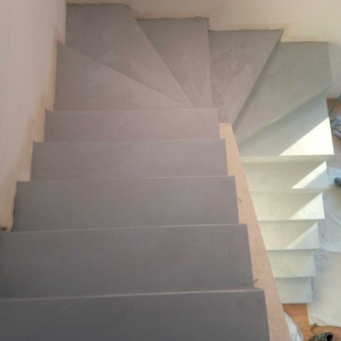 Schody z mikrocementu