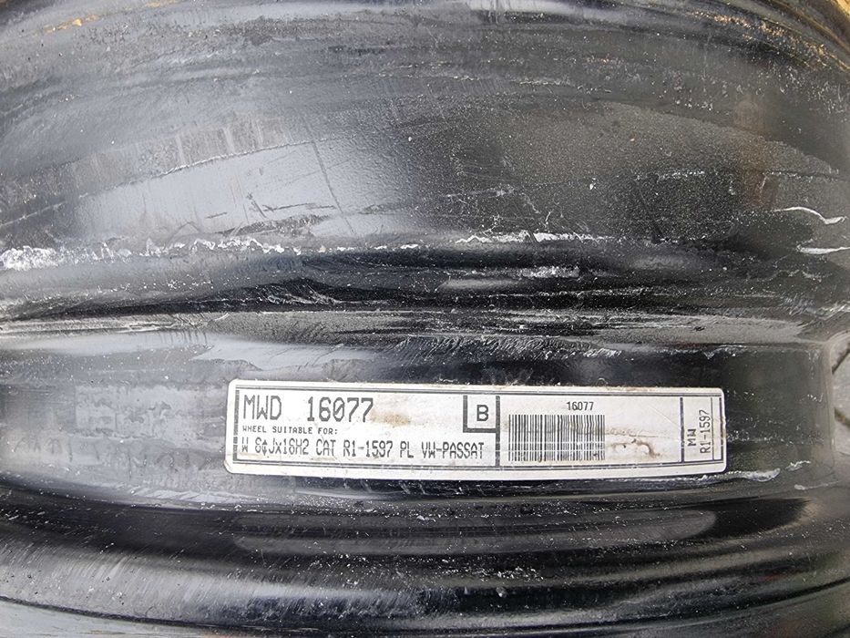 Felgi stalowe kołpaki 16 VW 5x112 ET 42
