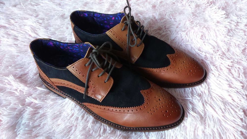 Туфлі броги  Шкіряні