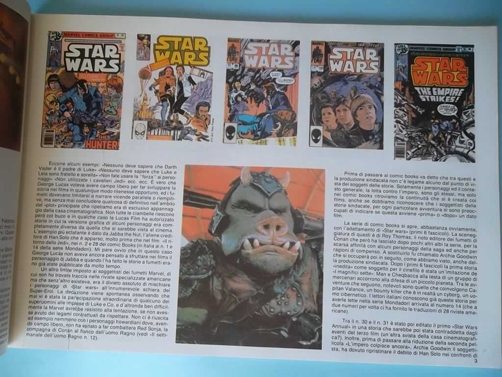 STAR WARS : Livro sobre filmes, BD, etc. Tudo sobre a série. Italiano.