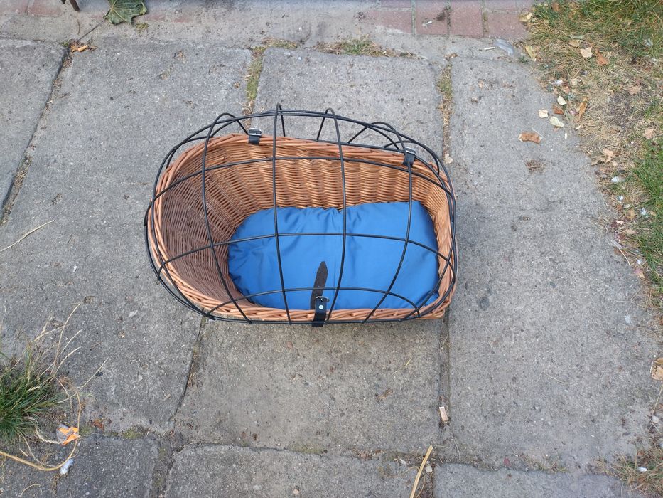 Koszyk rowerowy na zakupy dla psa nowy