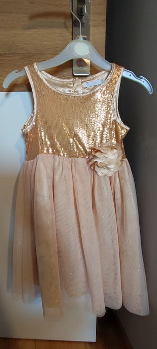 Sukienka świąteczna Cool Club 110 cm cekiny