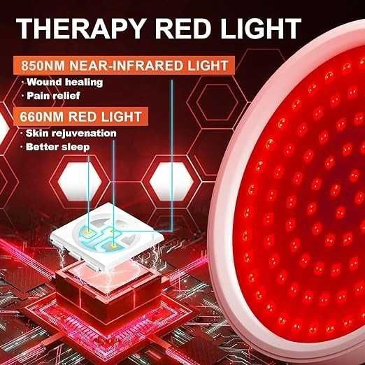 Lampa lecznicza z czerwonym światłem 3w1 100 diód