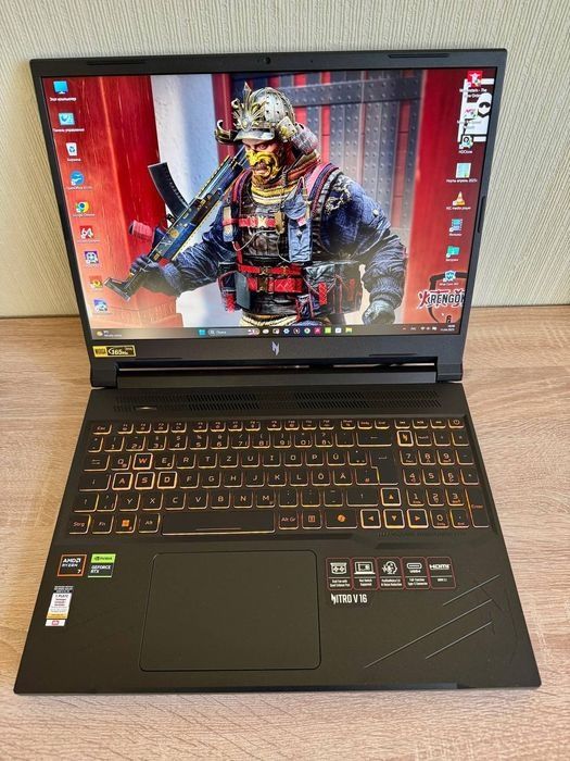 Мощный игровой ноут Acer-Nitro-V16 (Intel i5-14450HX/RTX4060-8Gb-DDR6)
