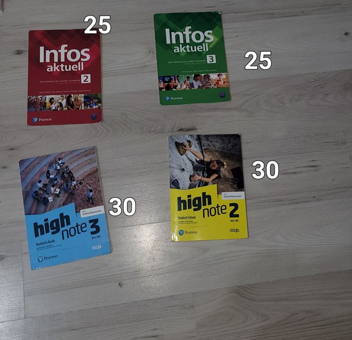 Podręczniki do języka niemieckiego i angielskiego