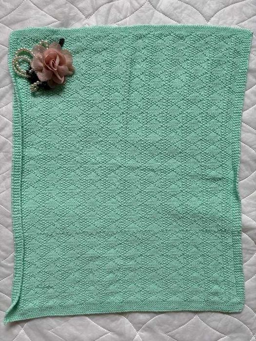 Śliczny koc / kocyk pled szydełkowy rękodzieło ręczna robótka handmade