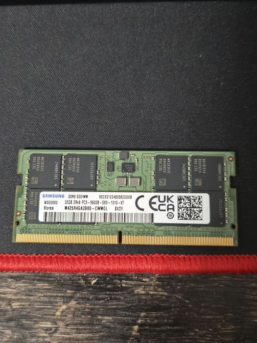 Pamięć RAM Samsung DDR5 sodimm 32gb 5600 cl46