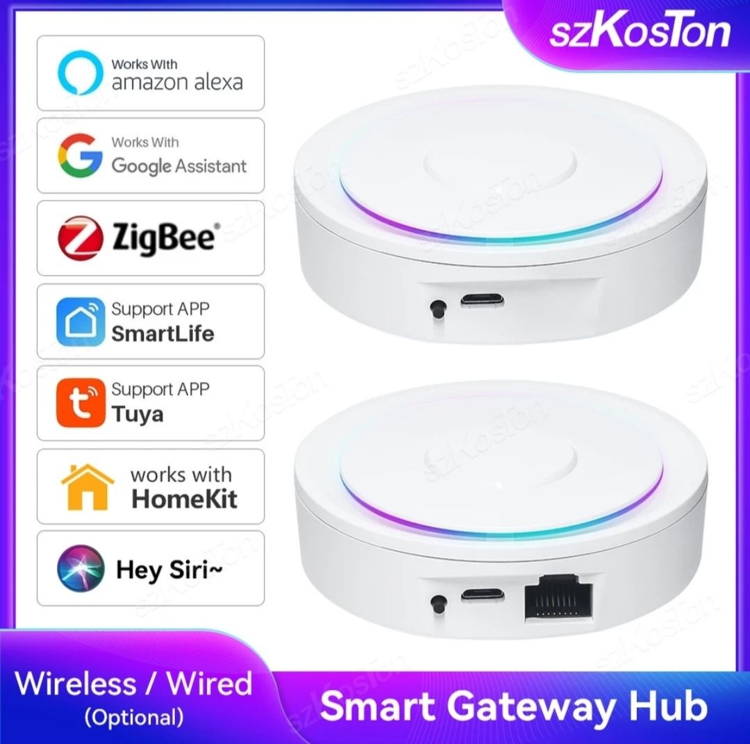 Умный шлюз Homekit ZigBee Gateway Hub 3.0, хаб, концентратор