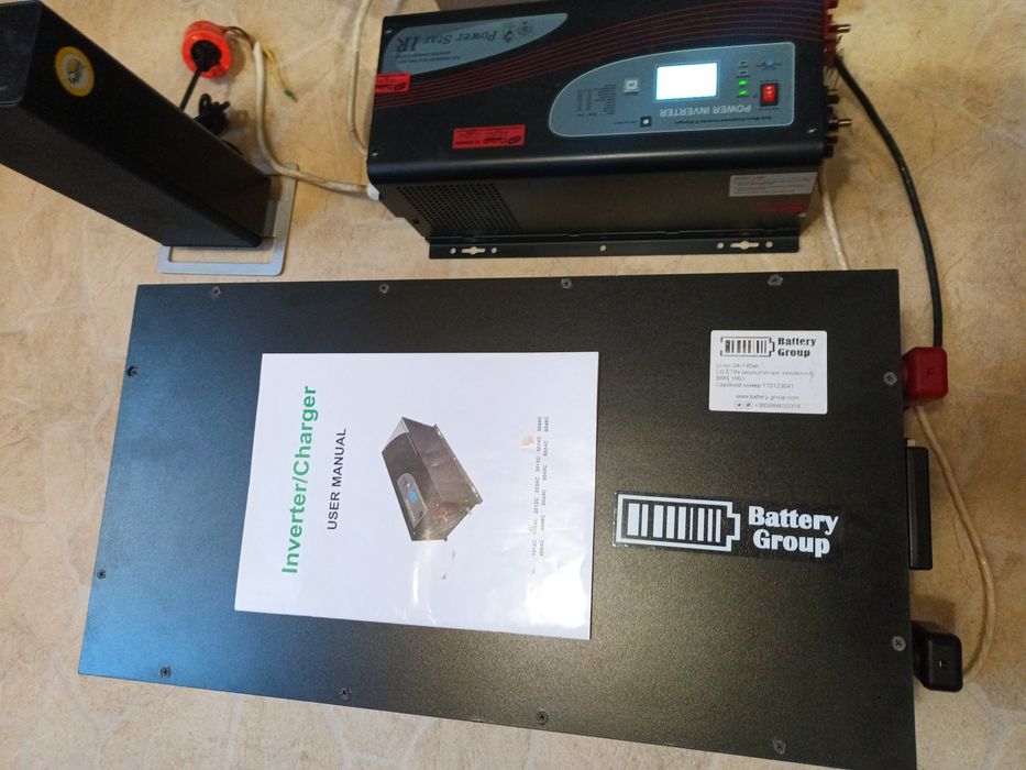 Аккумулятор 3,5КW 24V 140Ah 7S Li-ion на  14 LGX-E78 з BMS та балансир