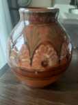 Wazonik ceramiczny szkliwiony wys. 14 cm vintage