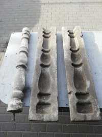 Betonowa forma wałków balustrady