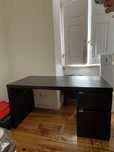 Secretária Malm Ikea Preta