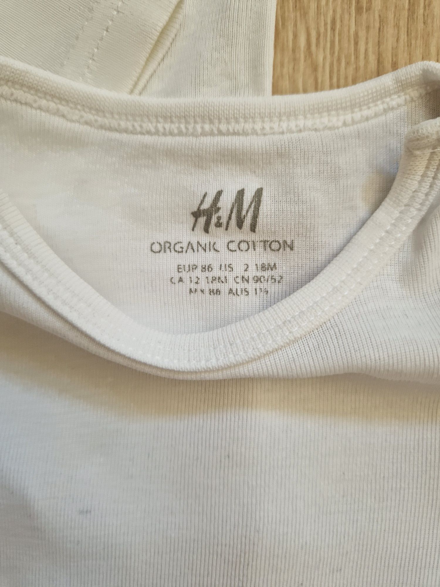 H&M body białe 3 szt