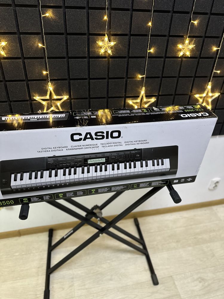ПРОФЕСІЙНИЙ синтезатор CASIO CTK-3500 цифрове піаніно,динамічна модель