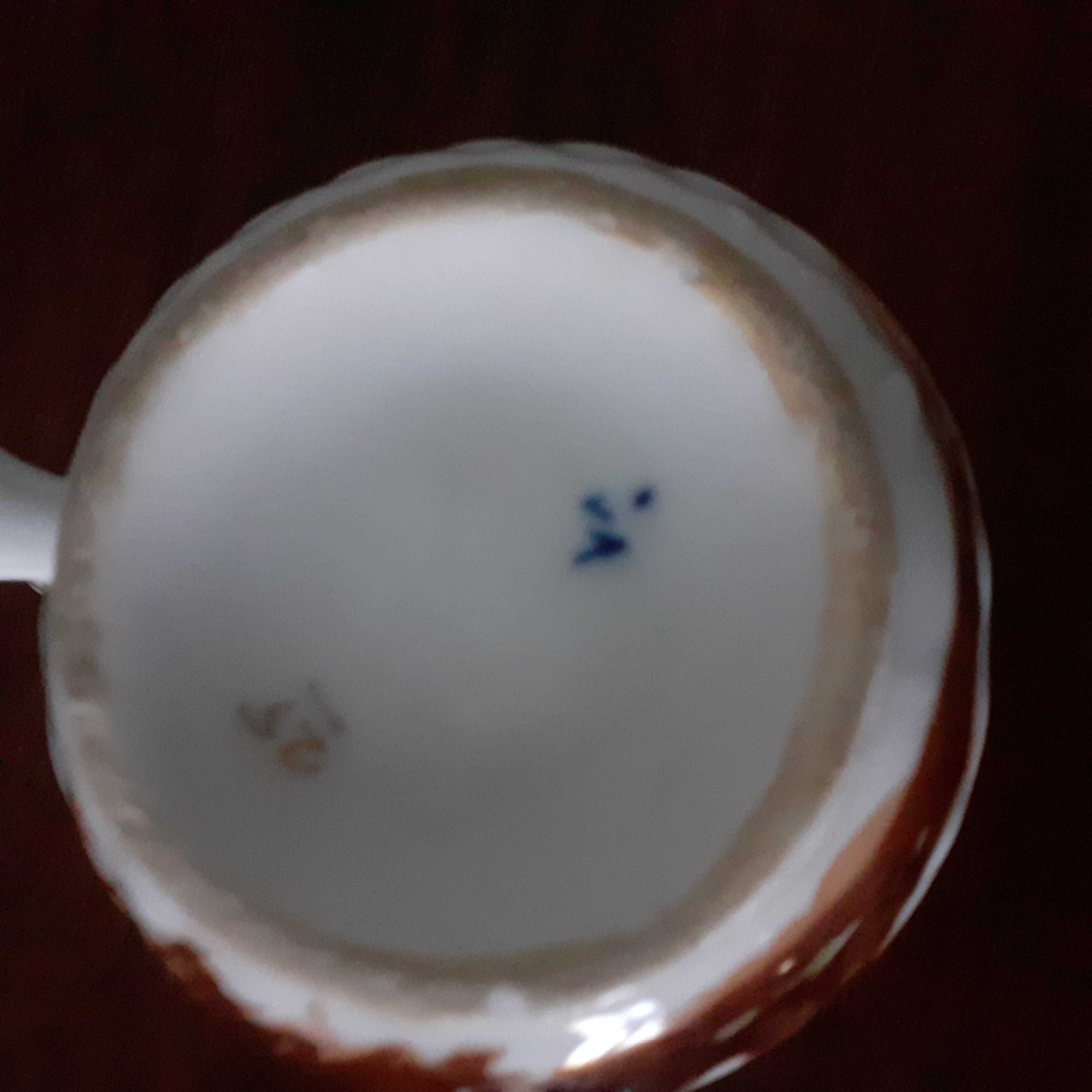 Chaleira sem tampa muito antiga da Vista Alegre, pintada à mão