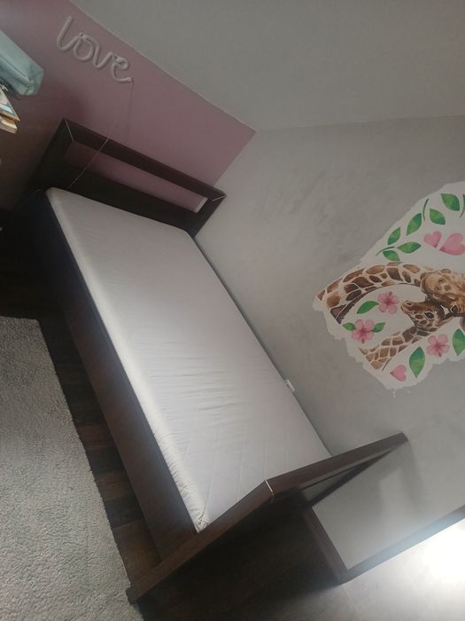 Łóżko dziecięce łóżeczko  materac 90x160