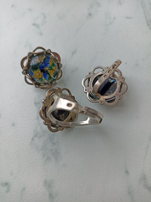 Серебряный набор.