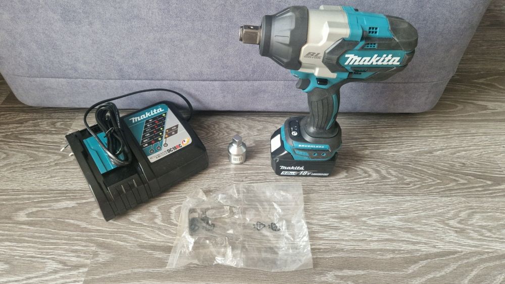 NOWY klucz udarowy Makita DTW 1001 18V 3/4" bateria ładowarka