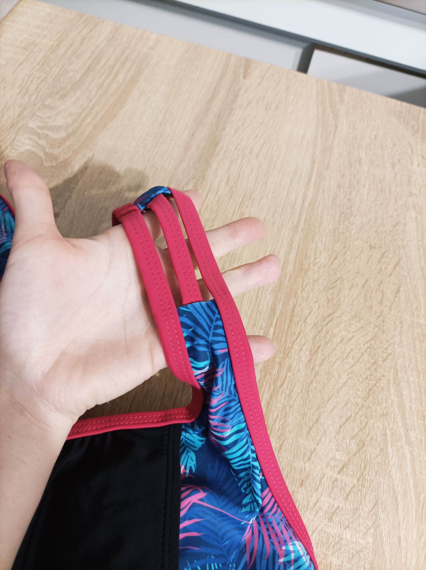 Strój kąpielowy tankini S szorty wyszczuplający bikini push up